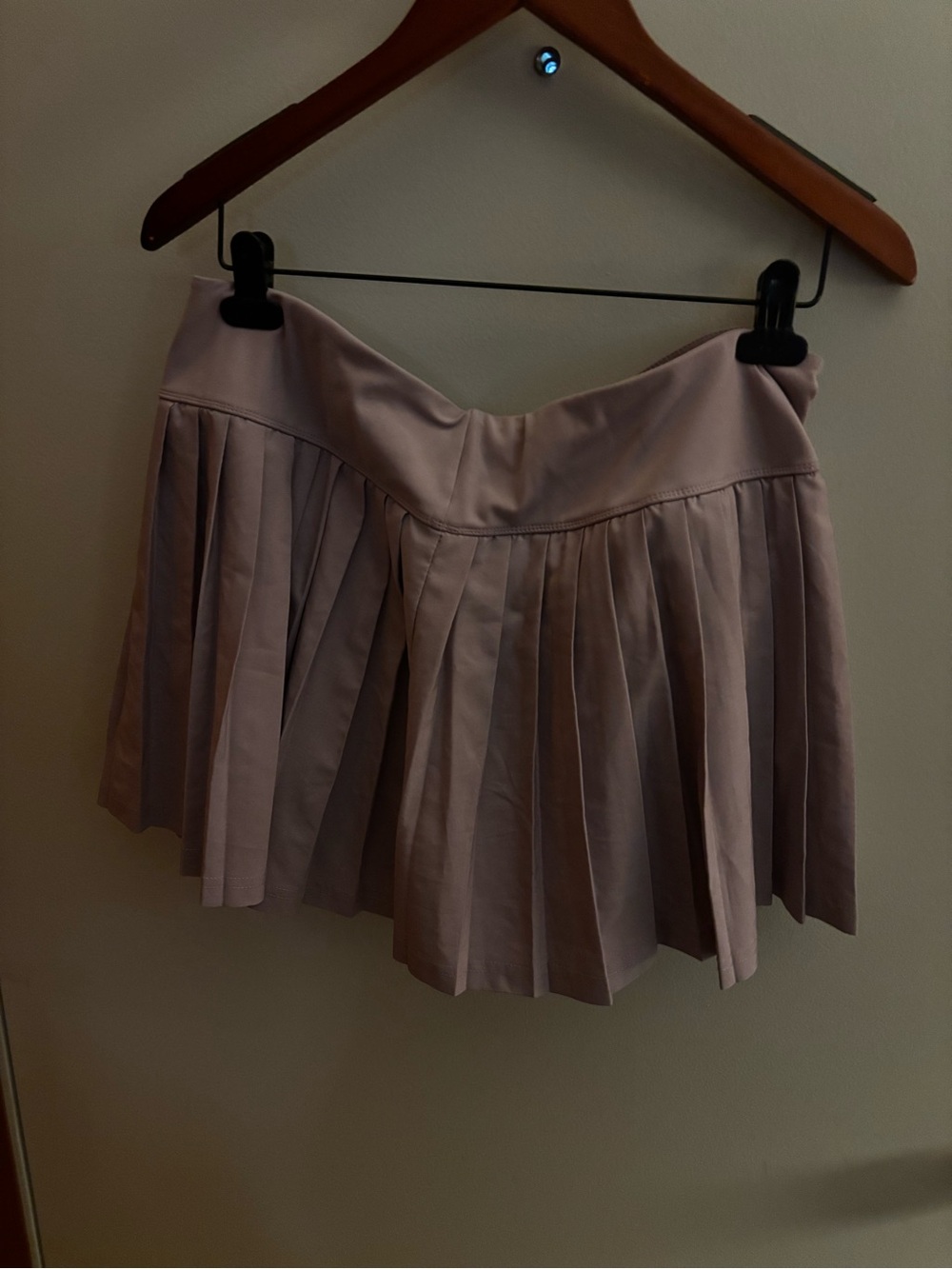 Pleated Women's Mini Skirt - pink